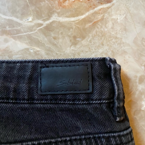 Straight boyfriend jeans from a store in Europe called Subdued. Size 22 - Picture 2 of 4
